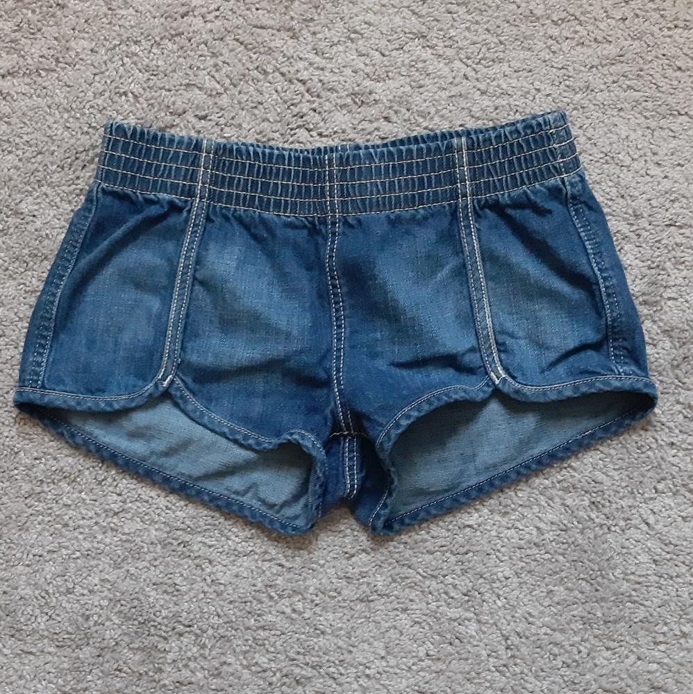 Hollister Denim Shorts (Dark-washed)